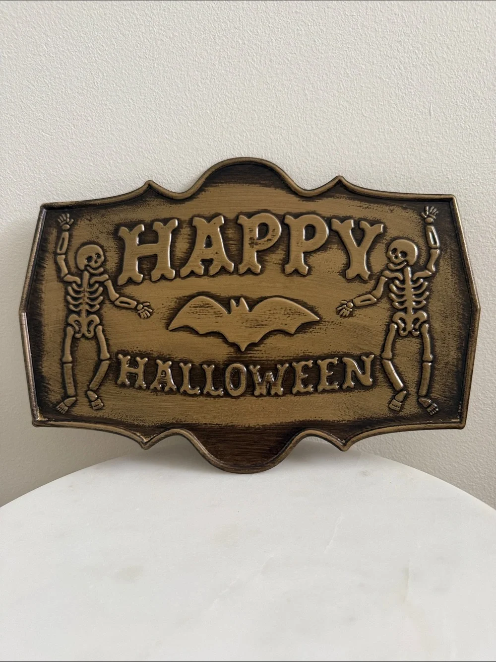 Target Bullseye Playground Halloween 2026 Embossed Tin Sign